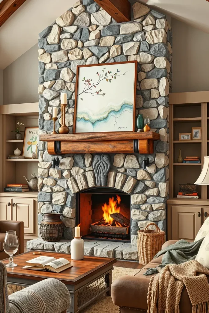 62 Eclectic Farmhouse Interior Design with Natural Textures and Rustic Charm