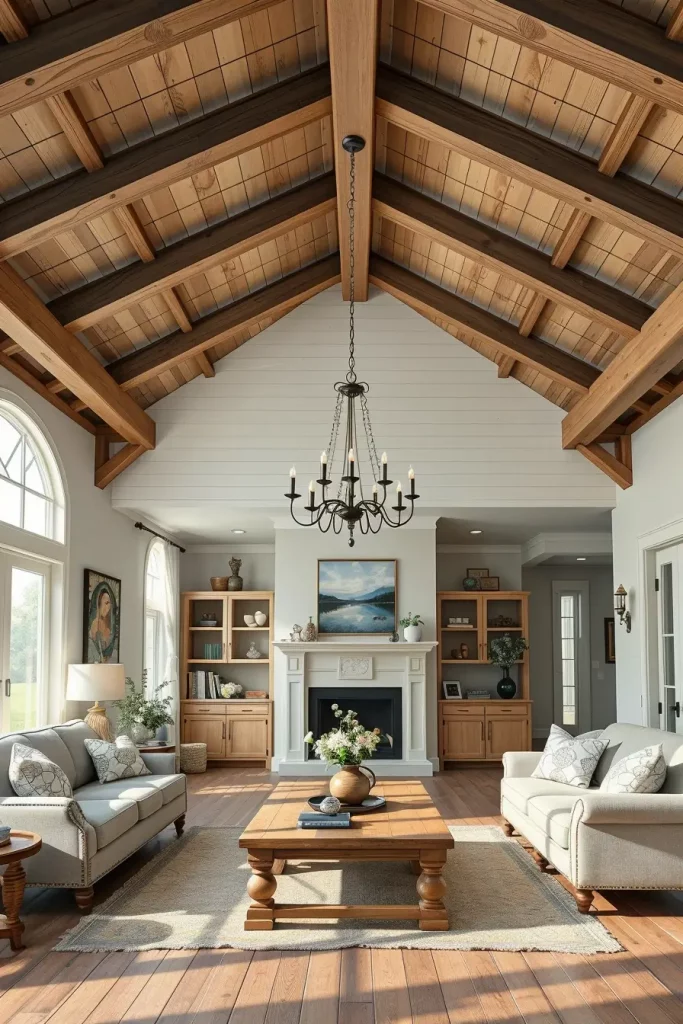 64 Modern Farmhouse Living Room Ideas for a Cozy and Stylish Home