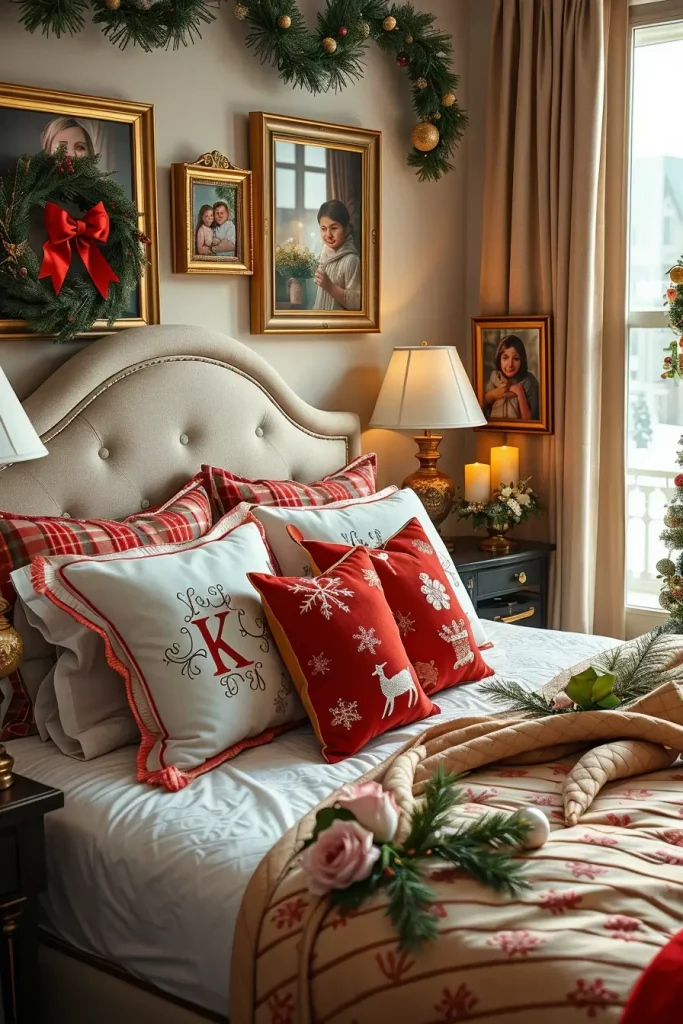62 Christmas Bedroom Decor Ideas 2025: Cozy & Modern Holiday Inspiration