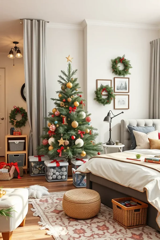 64 Apartment Christmas Decor Ideas 2025 to Transform Small Spaces into Festive Homes