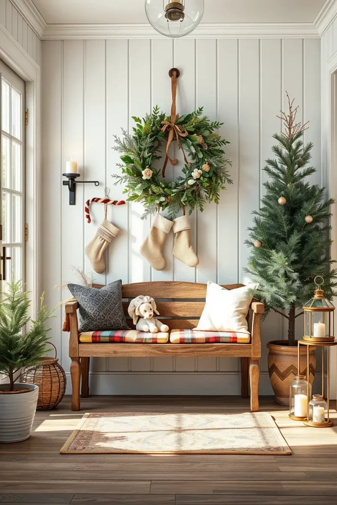 62 Christmas Entryway Ideas 2025 to Welcome Guests in Style