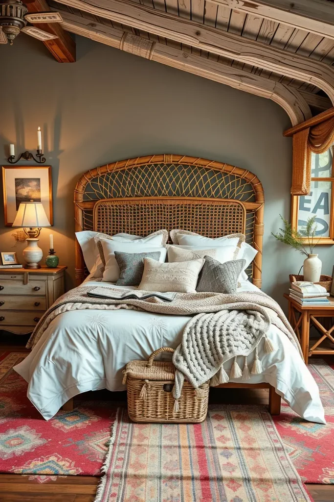 62 Eclectic Farmhouse Interior Design with Natural Textures and Rustic Charm
