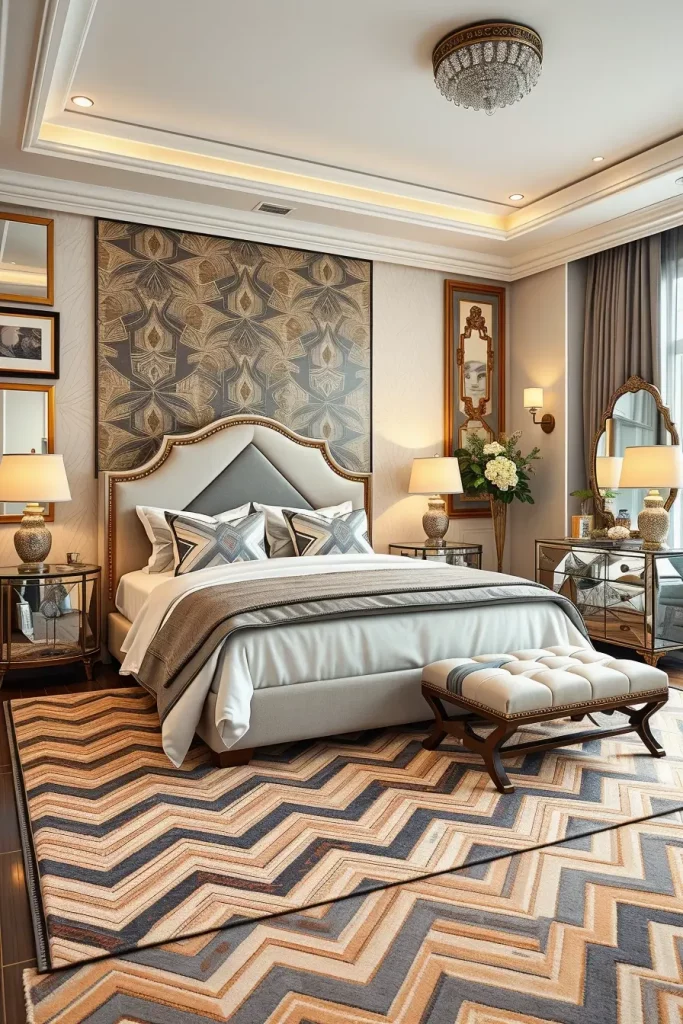 61 Art Deco Revival Bedroom Décor Ideas for a Glamorous Modern Interior