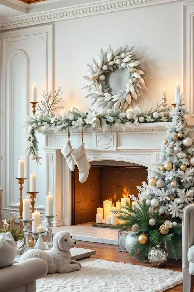 64 Christmas Fireplace Decor Ideas 2025 to Make Your Holiday Warm and Stylish