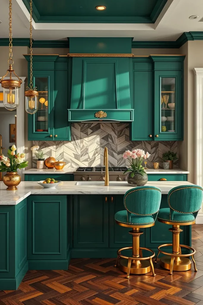 65 Art Deco Revival Kitchen Décor Ideas for a Glamorous Modern Home
