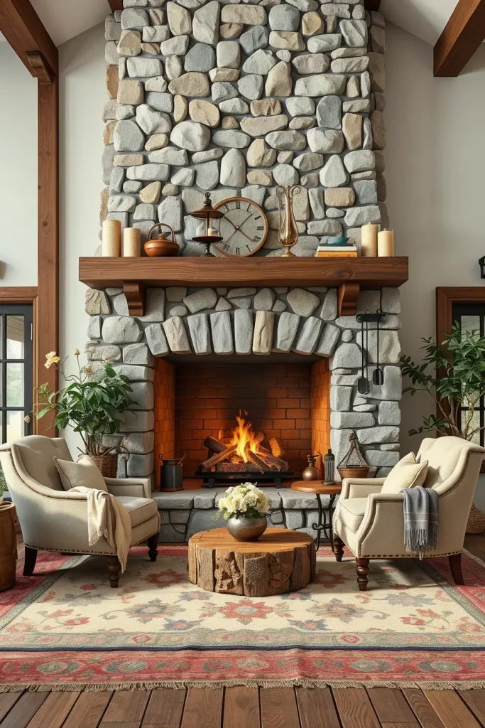 64 Rustic Farmhouse Living Room Ideas for a Cozy and Timeless Home