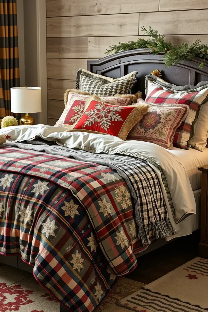 62 Christmas Bedroom Decor Ideas 2025: Cozy & Modern Holiday Inspiration
