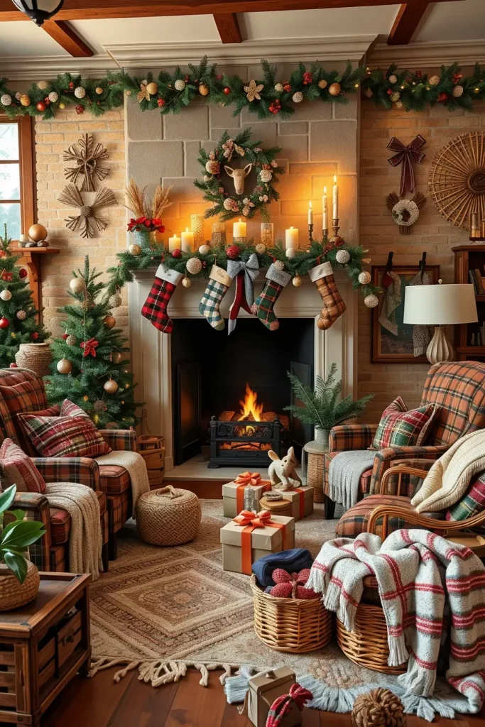 64 Christmas Fireplace Decor Ideas 2025 to Make Your Holiday Warm and Stylish