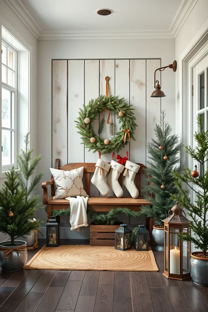 62 Christmas Entryway Ideas 2025 to Welcome Guests in Style