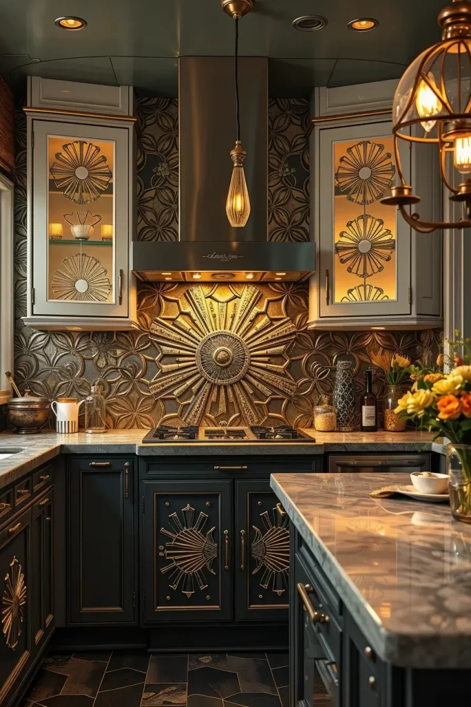 65 Art Deco Revival Kitchen Décor Ideas for a Glamorous Modern Home