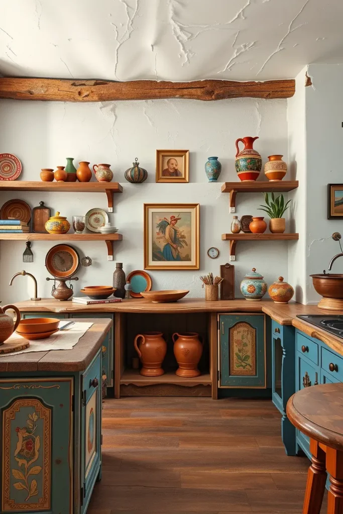 62 Eclectic Kitchen Design with Natural Textures