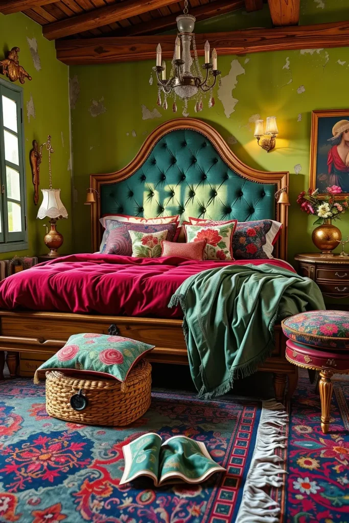 60 Eclectic Bedroom Design With Natural Textures for a Stylish and Cozy Interior
