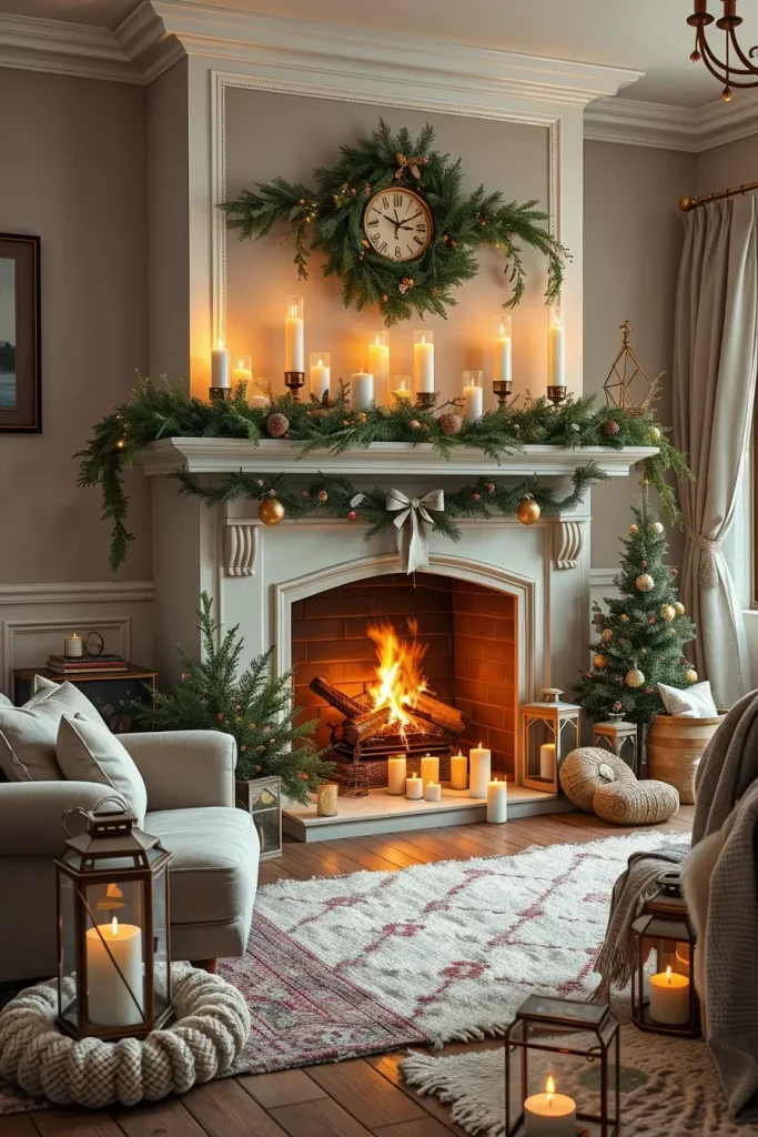 64 Christmas Fireplace Decor Ideas 2025 to Make Your Holiday Warm and Stylish