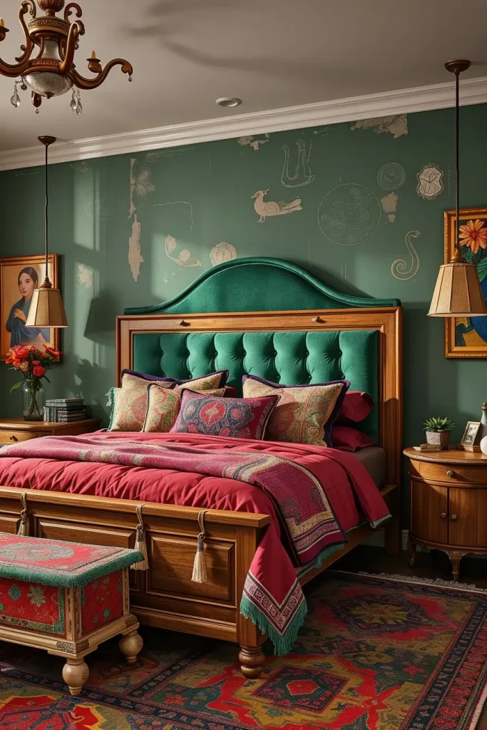 60 Eclectic Bedroom Design With Natural Textures for a Stylish and Cozy Interior