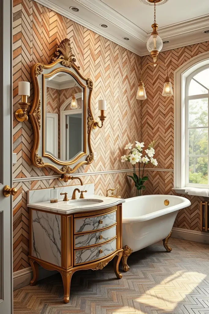 64 Luxury Bathroom Tile Idea for Elegant and Timeless Designs