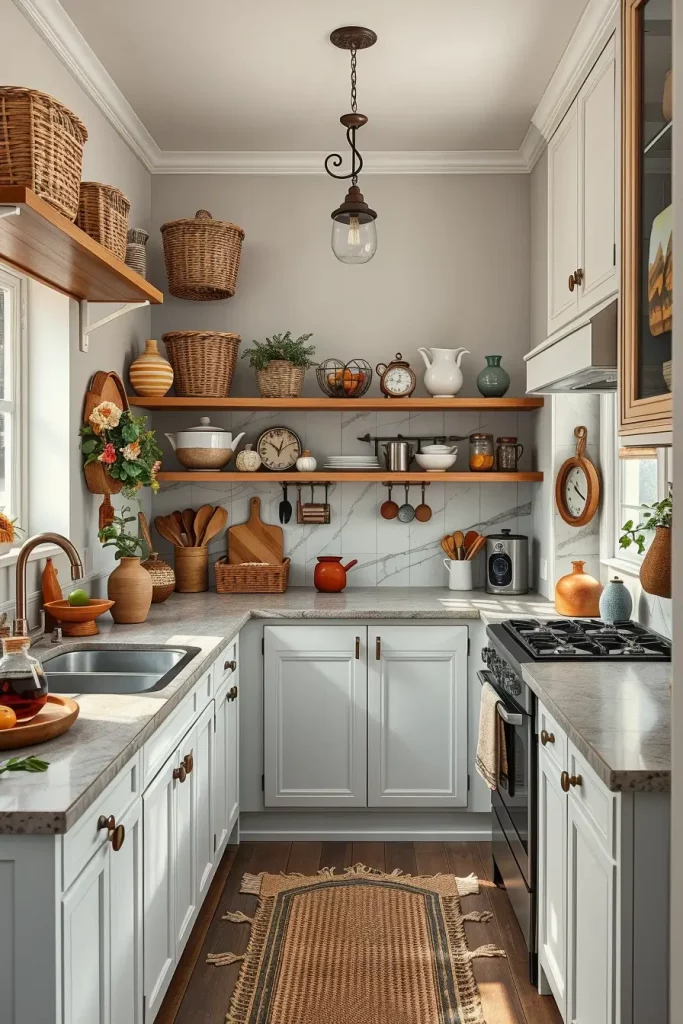 62 Eclectic Kitchen Design with Natural Textures