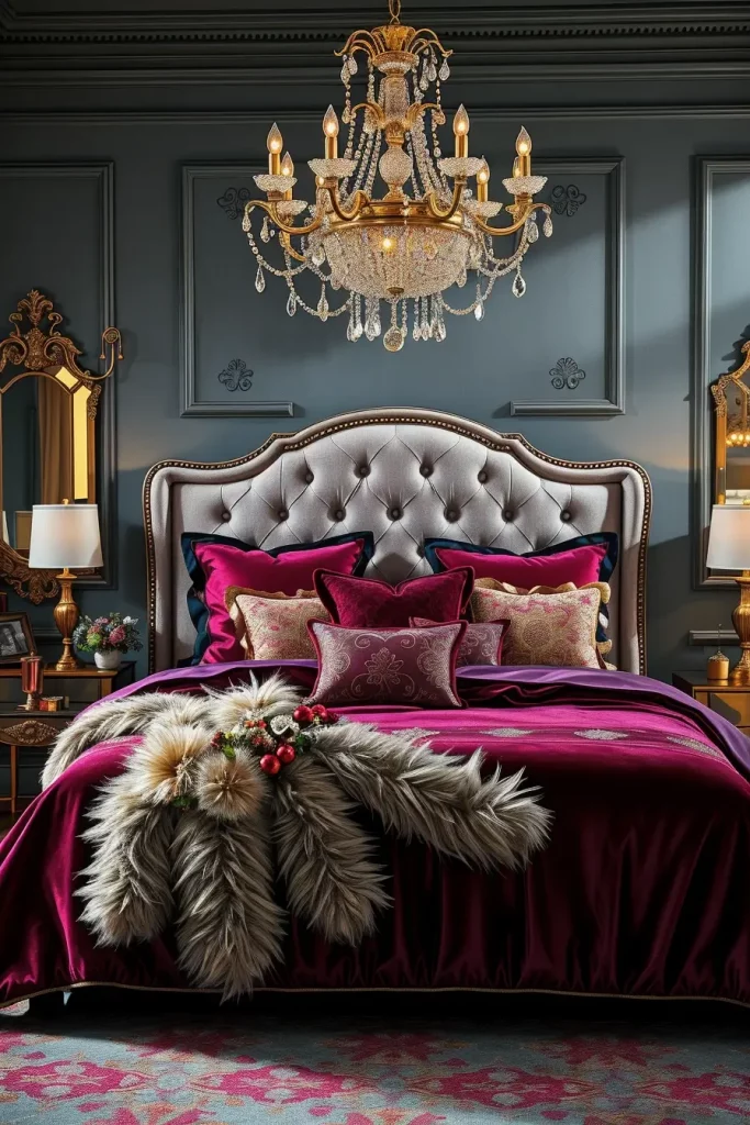62 Christmas Bedroom Decor Ideas 2025: Cozy & Modern Holiday Inspiration