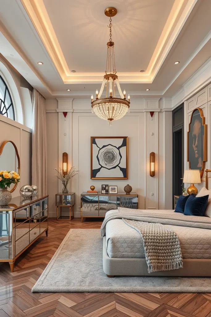61 Art Deco Revival Bedroom Décor Ideas for a Glamorous Modern Interior