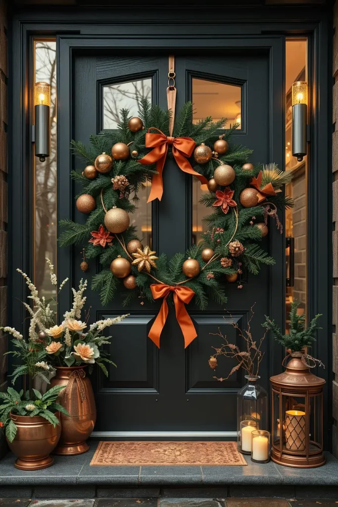 62 Christmas Wreaths for Front Door Ideas 2025 to Transform Your Holiday Decor