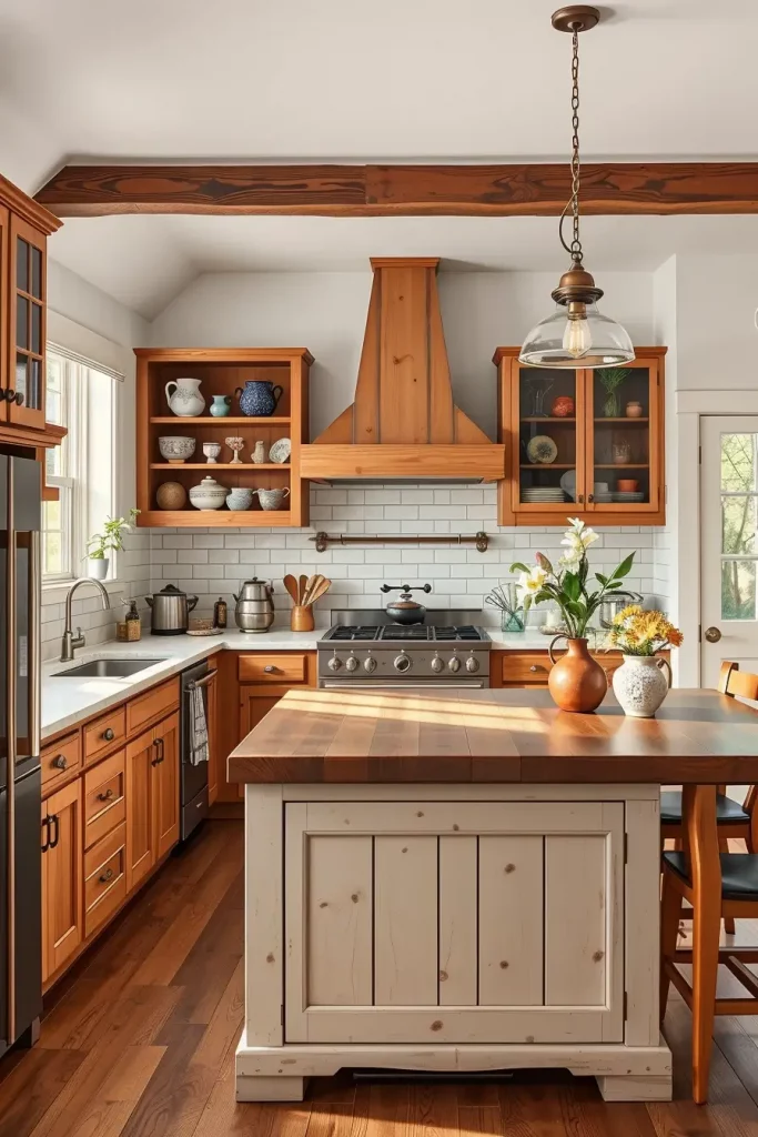 62 Eclectic Farmhouse Interior Design with Natural Textures and Rustic Charm