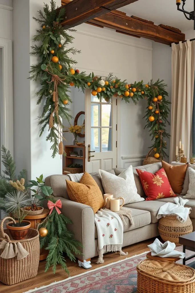 64 Apartment Christmas Decor Ideas 2025 to Transform Small Spaces into Festive Homes