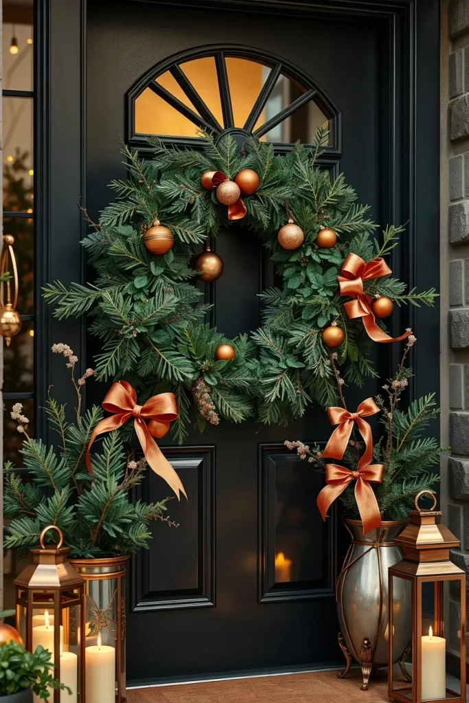 62 Christmas Wreaths for Front Door Ideas 2025 to Transform Your Holiday Decor