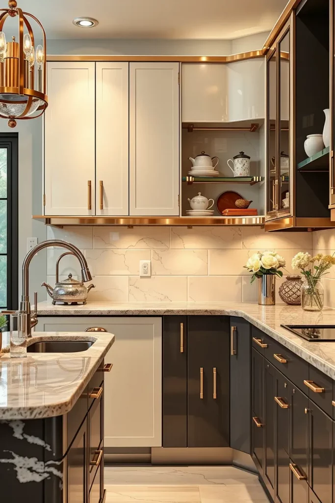 65 Art Deco Revival Kitchen Décor Ideas for a Glamorous Modern Home