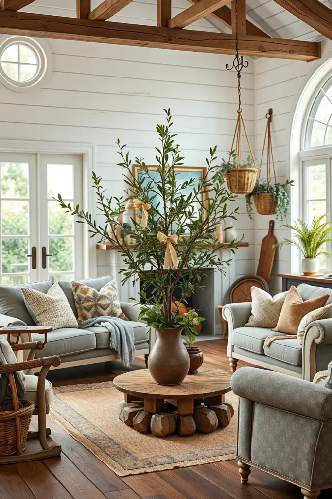 64 Rustic Farmhouse Living Room Ideas for a Cozy and Timeless Home