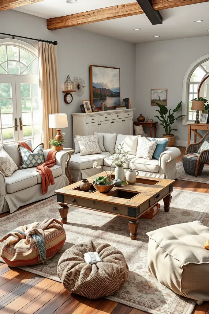 64 Modern Farmhouse Living Room Ideas for a Cozy and Stylish Home