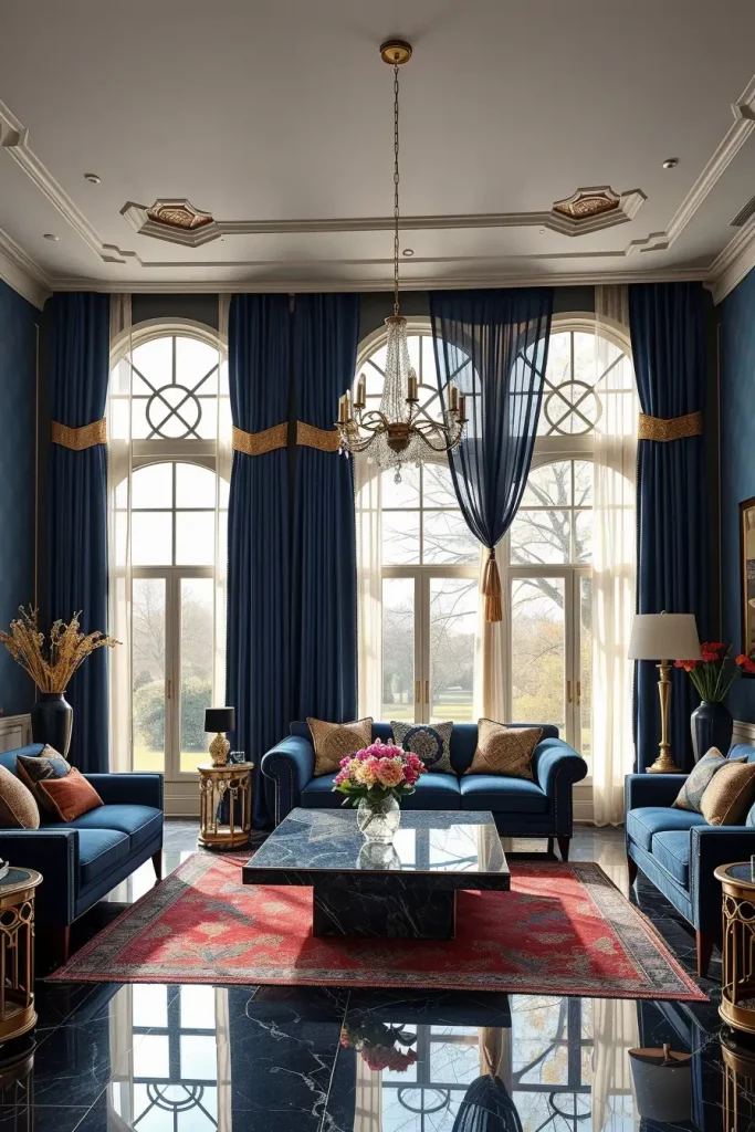 64 Stunning Art Deco Revival Living Room Décor Ideas for Glamorous Interiors