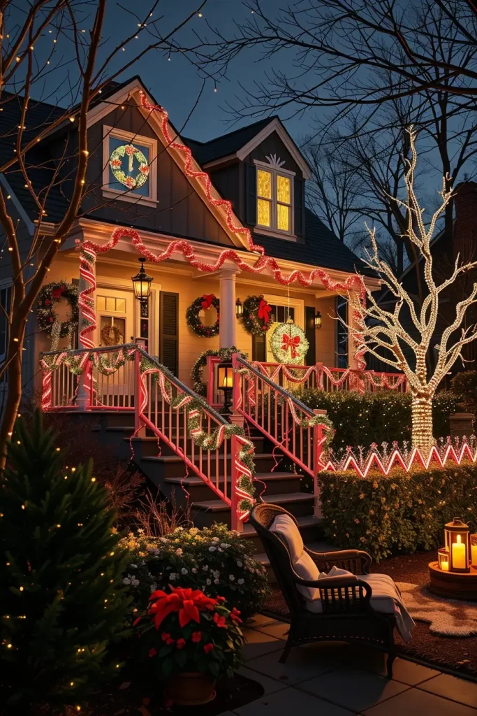 63 Red and White Christmas Lights 2025 – Festive Ideas for Indoors and Outdoors