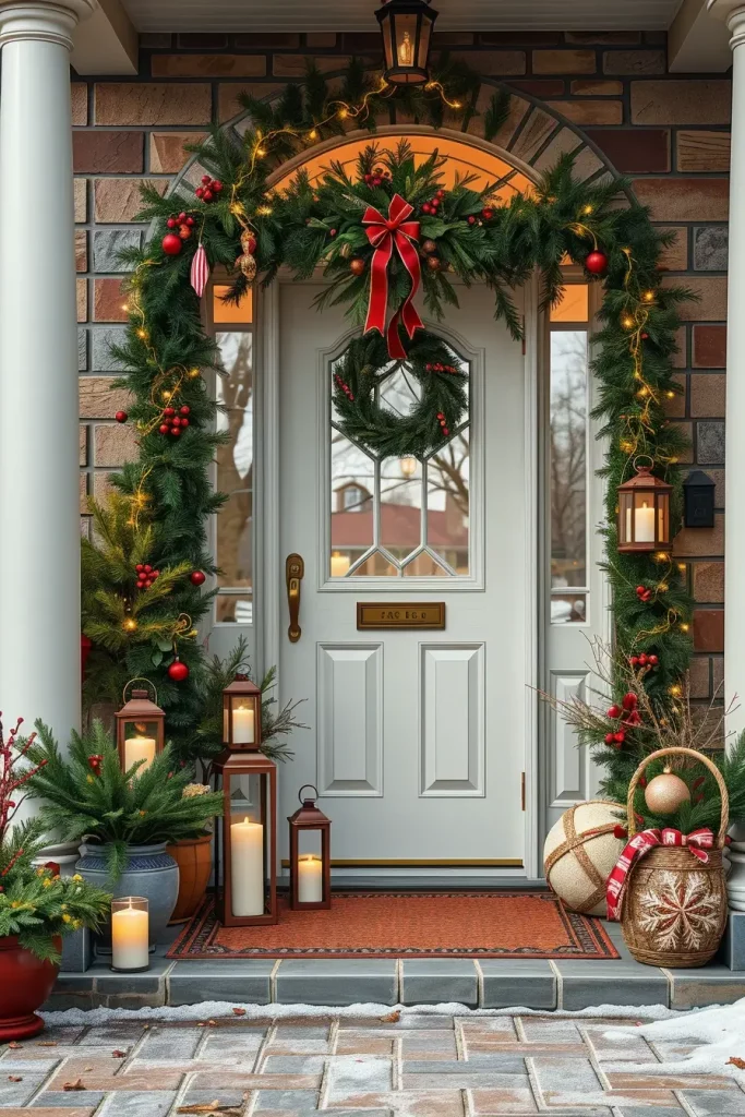 62 Christmas Entryway Ideas 2025 to Welcome Guests in Style