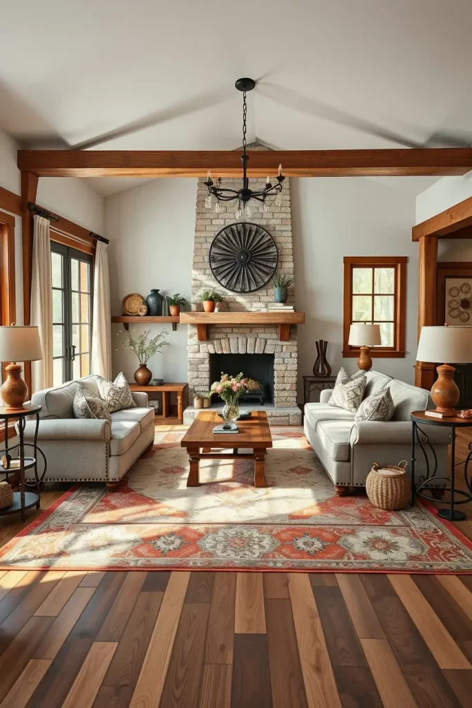 64 Rustic Farmhouse Living Room Ideas for a Cozy and Timeless Home