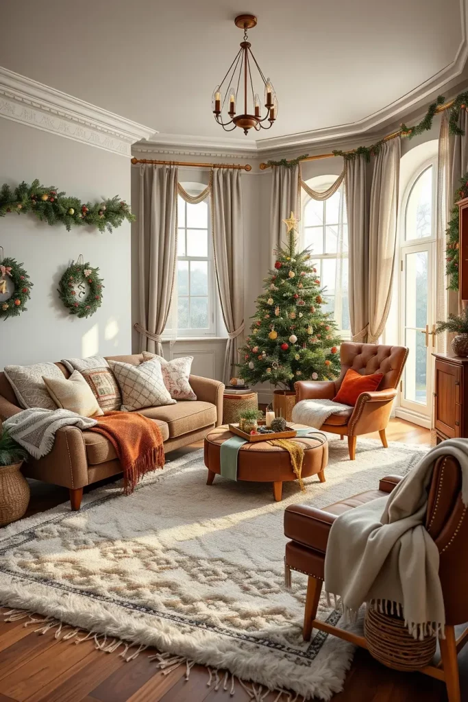 64 Christmas Decor Ideas for Living Room 2025: Stylish and Modern Holiday Inspirations