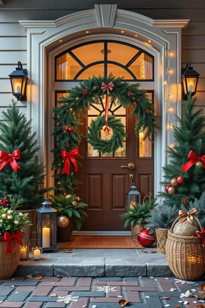 62 Christmas Entryway Ideas 2025 to Welcome Guests in Style