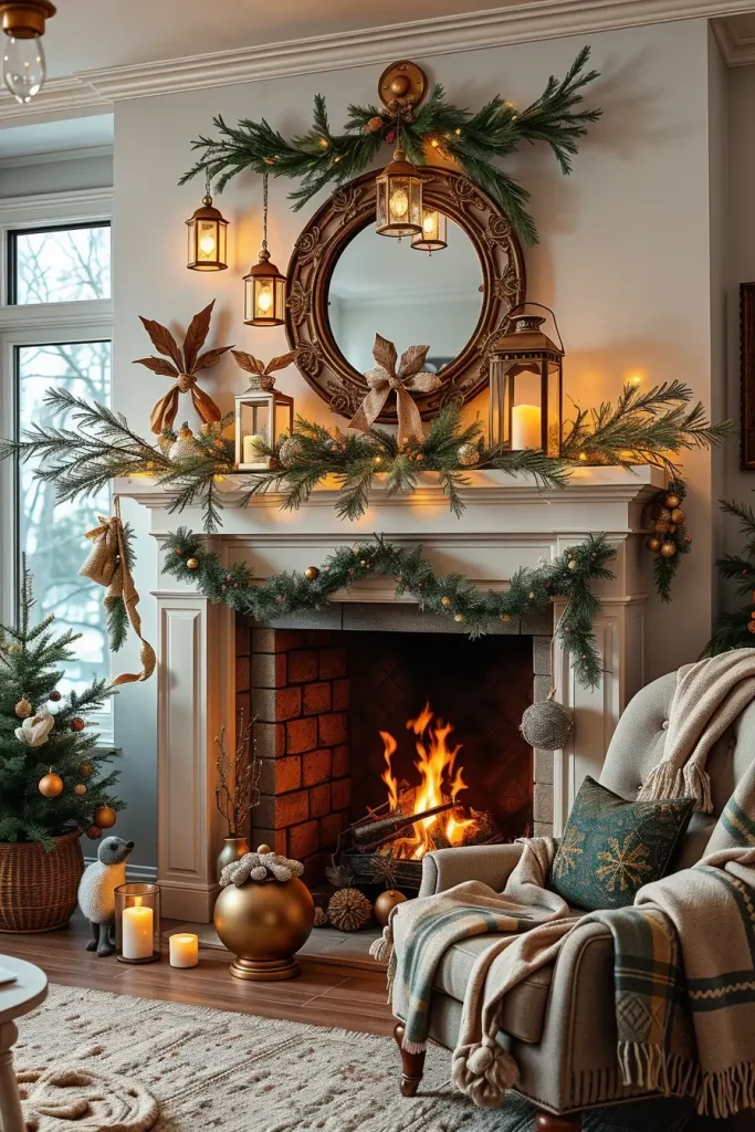 64 Christmas Fireplace Decor Ideas 2025 to Make Your Holiday Warm and Stylish