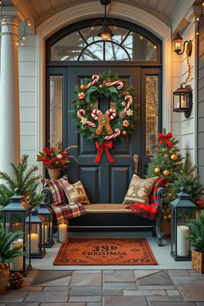 62 Christmas Wreaths for Front Door Ideas 2025 to Transform Your Holiday Decor
