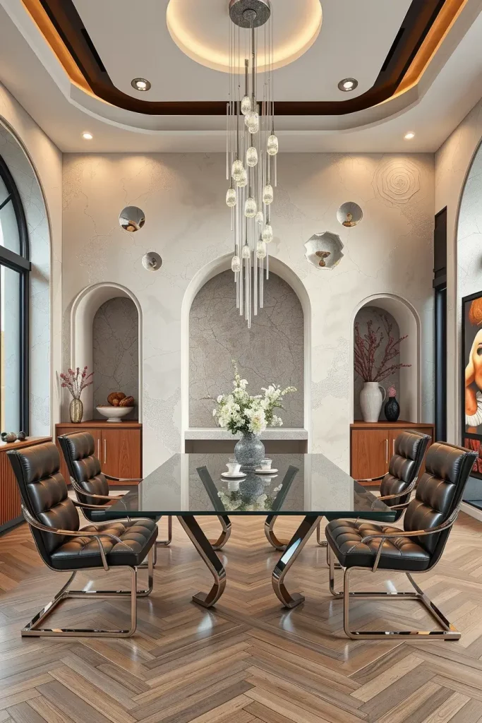 62 Dining Room Accent Wall in a Surreal-Style