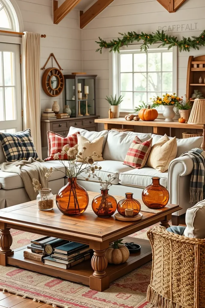 64 Rustic Farmhouse Living Room Ideas for a Cozy and Timeless Home