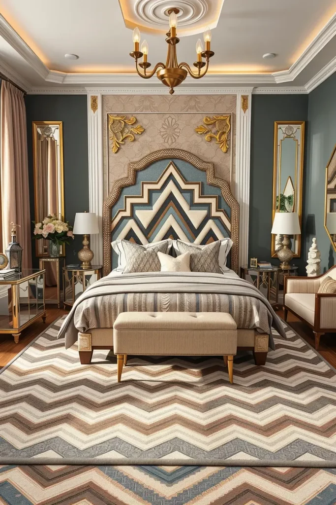 61 Art Deco Revival Bedroom Décor Ideas for a Glamorous Modern Interior