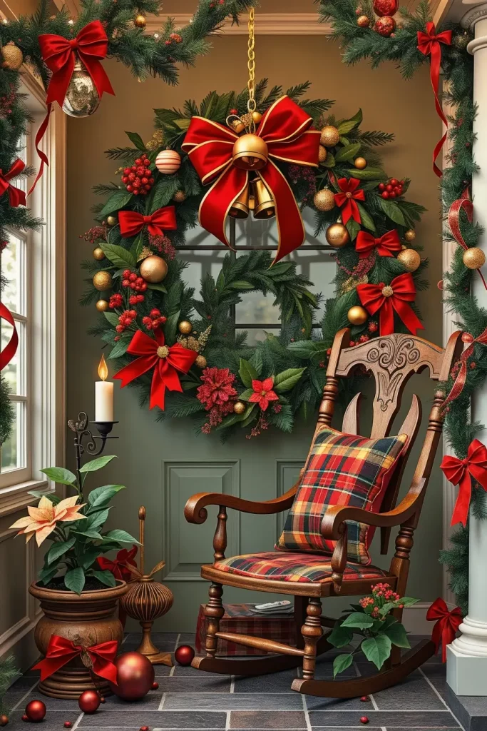 62 Christmas Wreaths for Front Door Ideas 2025 to Transform Your Holiday Decor