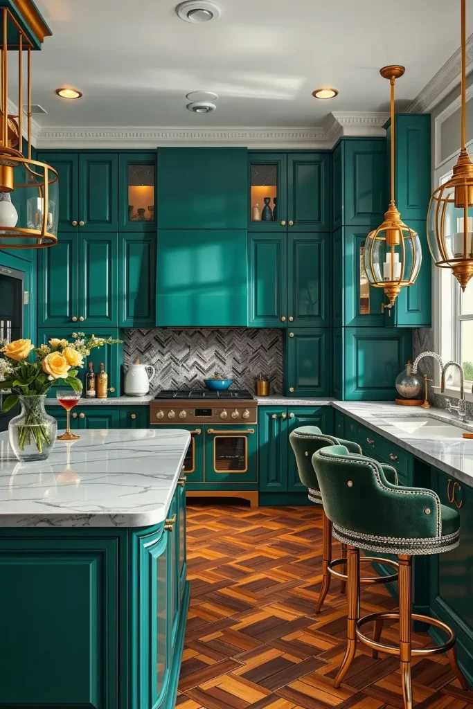 65 Art Deco Revival Kitchen Décor Ideas for a Glamorous Modern Home