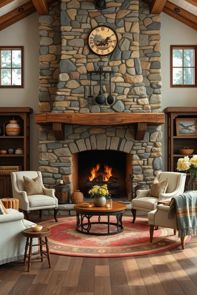 64 Rustic Farmhouse Living Room Ideas for a Cozy and Timeless Home