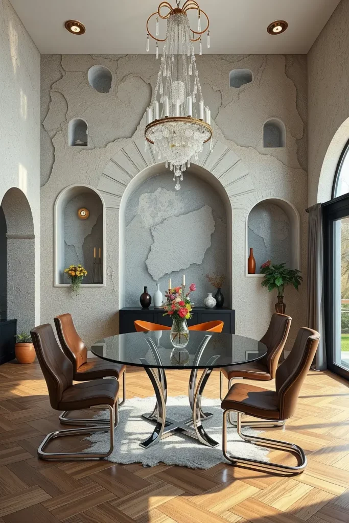 62 Dining Room Accent Wall in a Surreal-Style