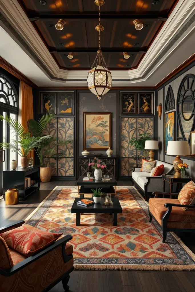 64 Stunning Art Deco Revival Living Room Décor Ideas for Glamorous Interiors