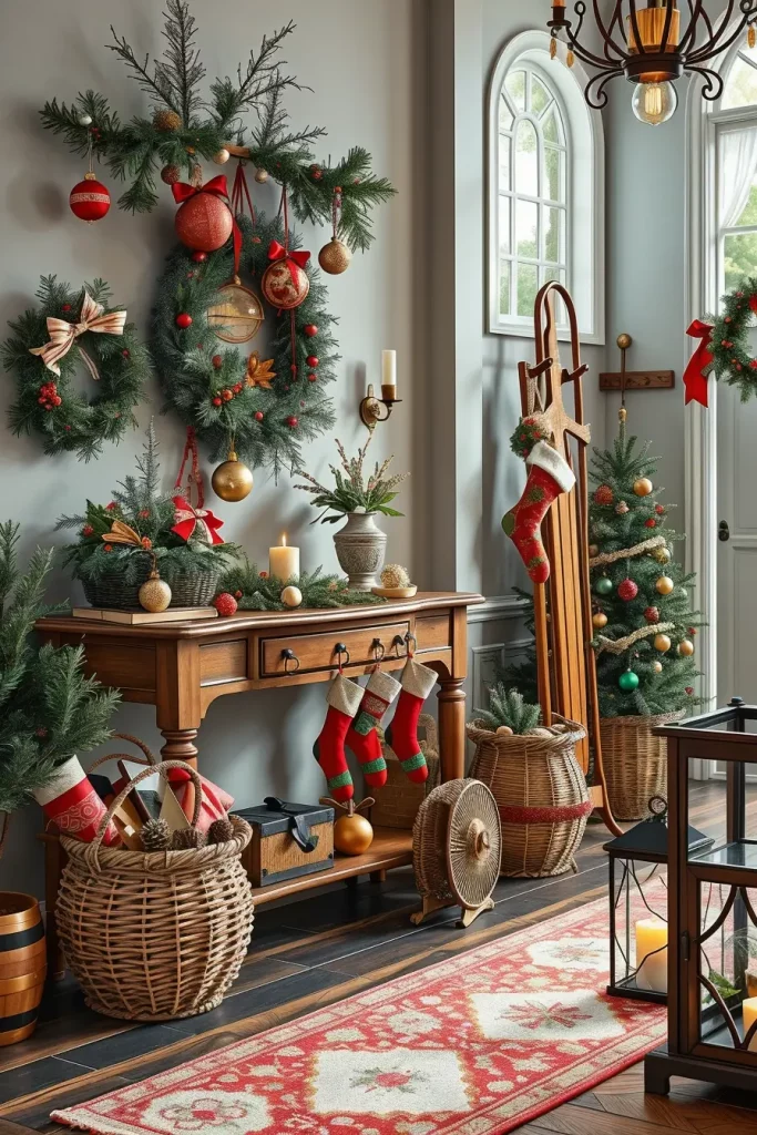 62 Christmas Entryway Ideas 2025 to Welcome Guests in Style