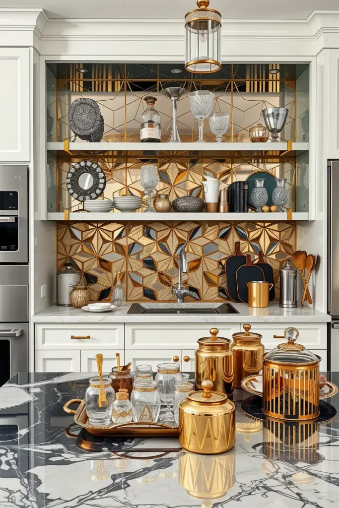 65 Art Deco Revival Kitchen Décor Ideas for a Glamorous Modern Home