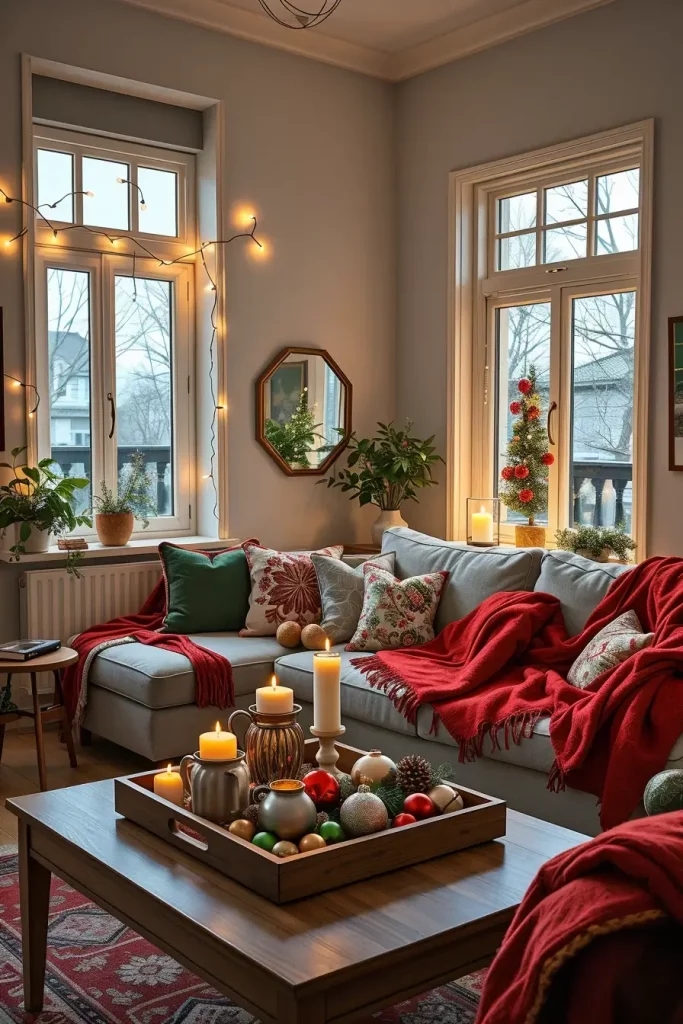 64 Apartment Christmas Decor Ideas 2025 to Transform Small Spaces into Festive Homes