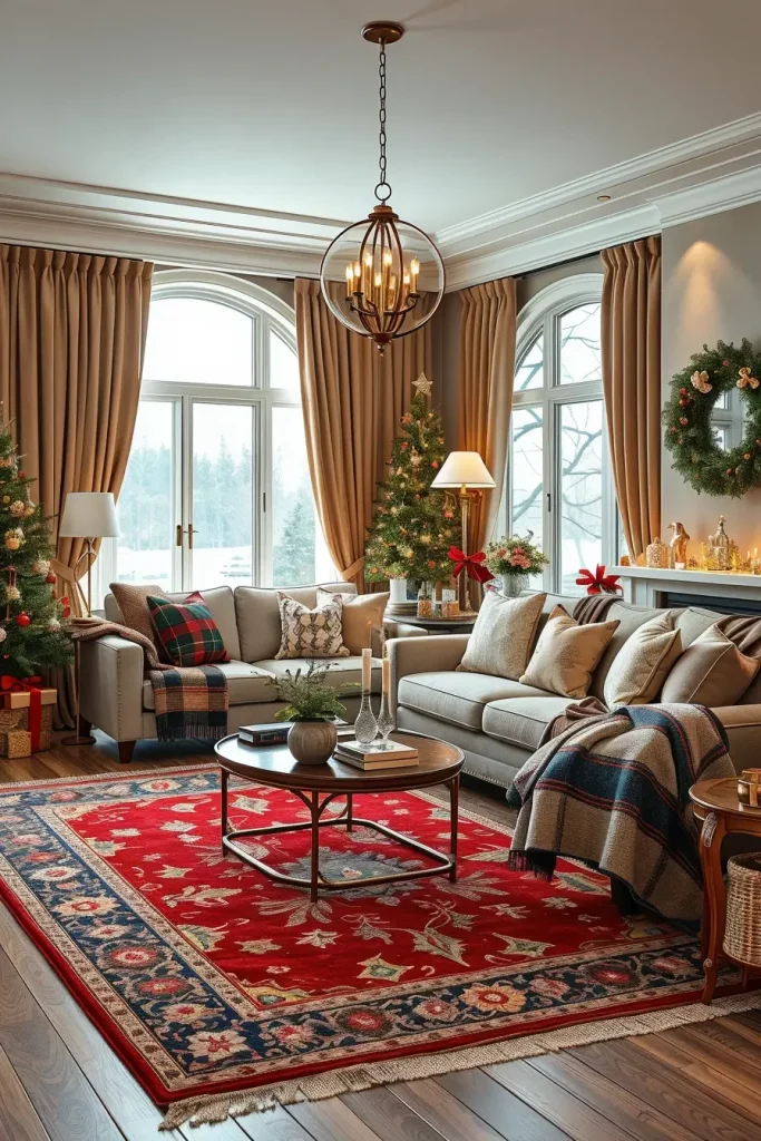 64 Christmas Decor Ideas for Living Room 2025: Stylish and Modern Holiday Inspirations