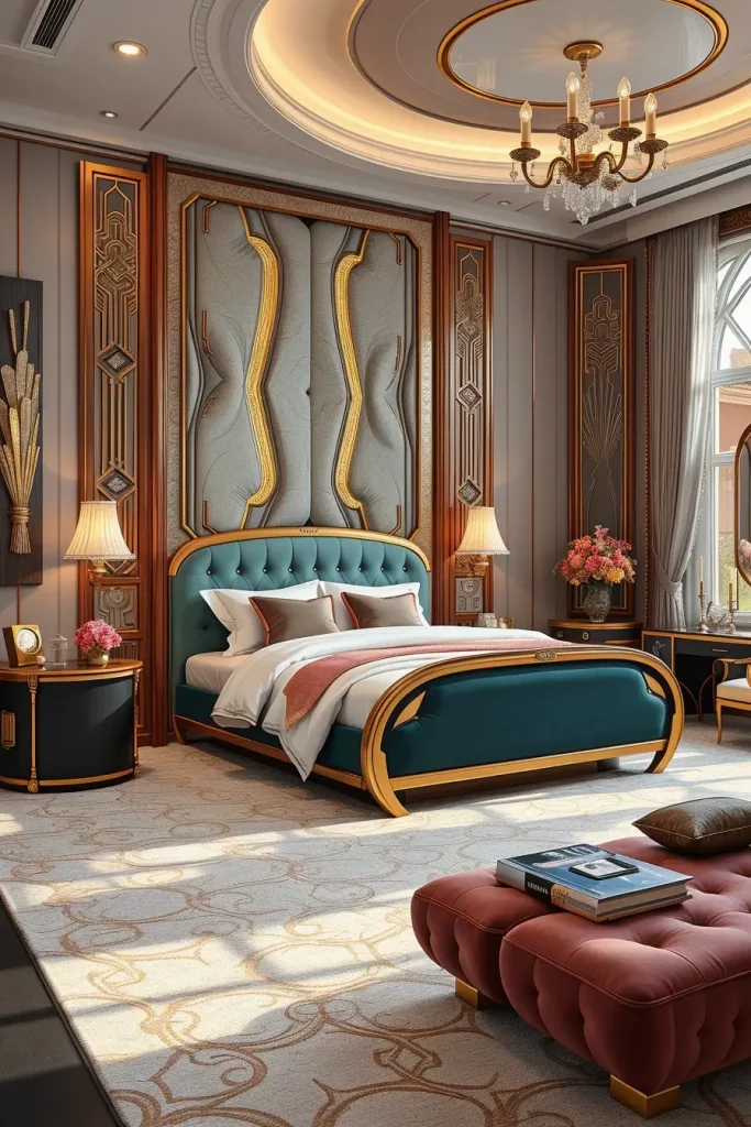 61 Art Deco Revival Bedroom Décor Ideas for a Glamorous Modern Interior